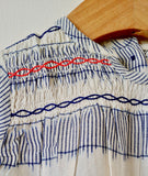 Long-sleeves stripe top