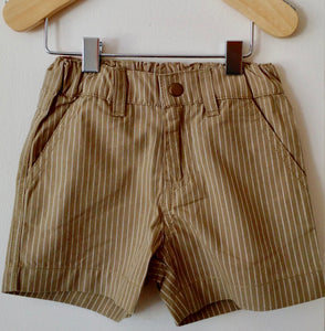 Pinstripe shorts