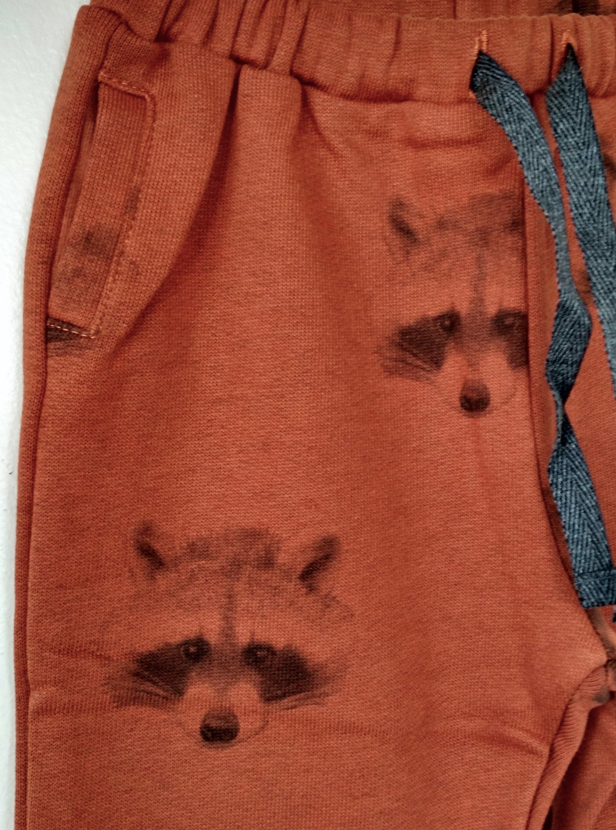 nknit raccoon mix KNIT short pants raccoon mix KNIT short pants